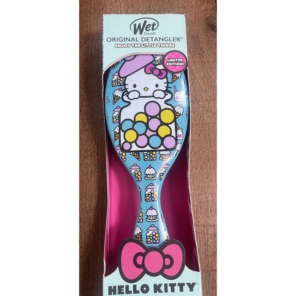 NEW Wet Brush Original Detangler Hair Brush LIMITED EDITION Hello Kitty Gum Drop